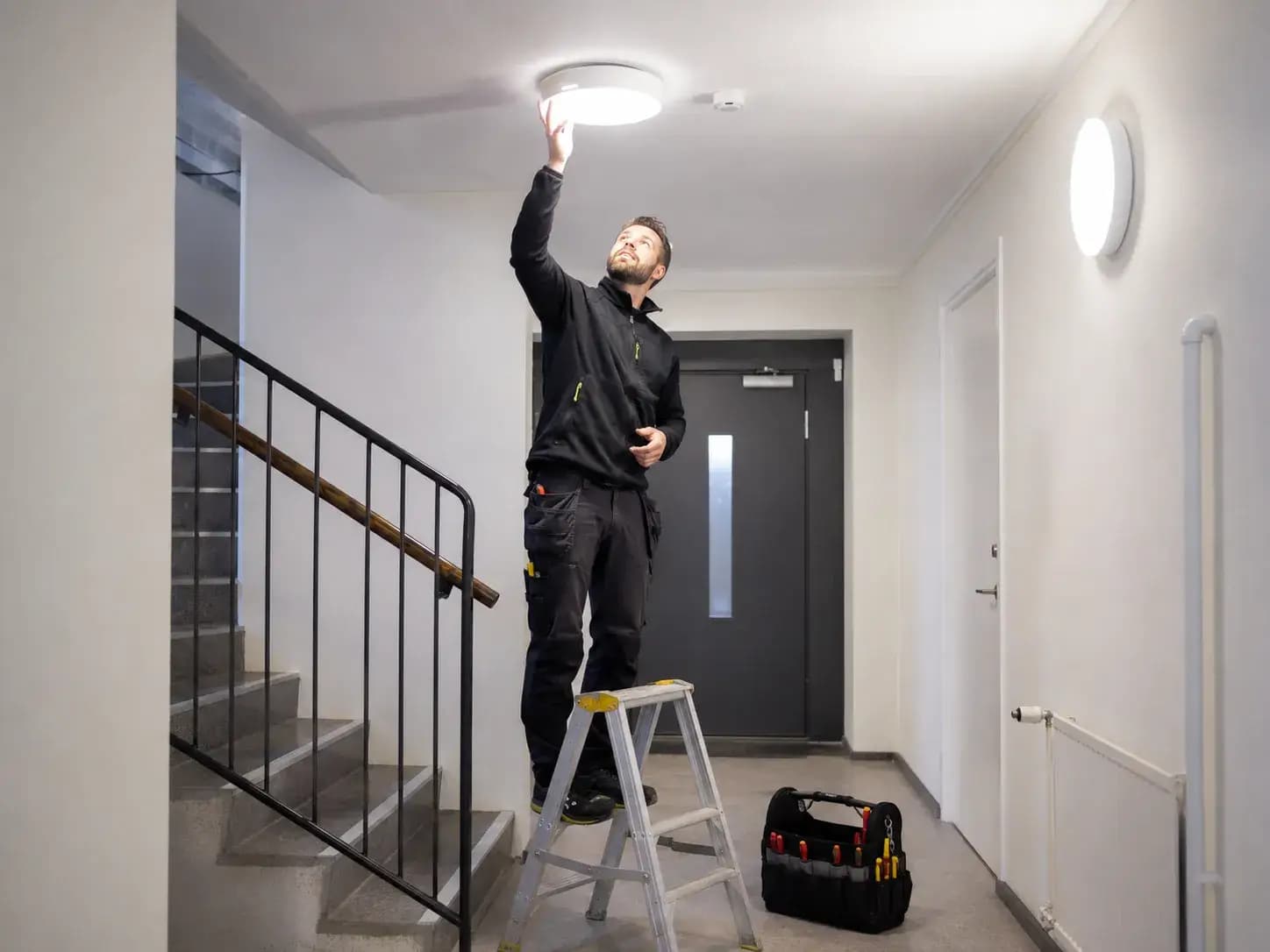 Energieffektiv belysning BRF installation